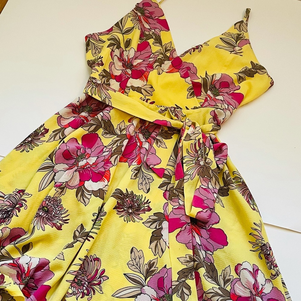 A-Line Spring Blossom Flare Flower Dress